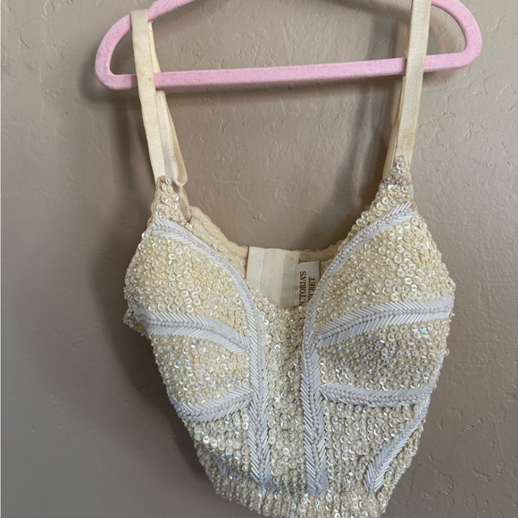 Gold label Victoria’s Secret sequin corset - Picture 1 of 5